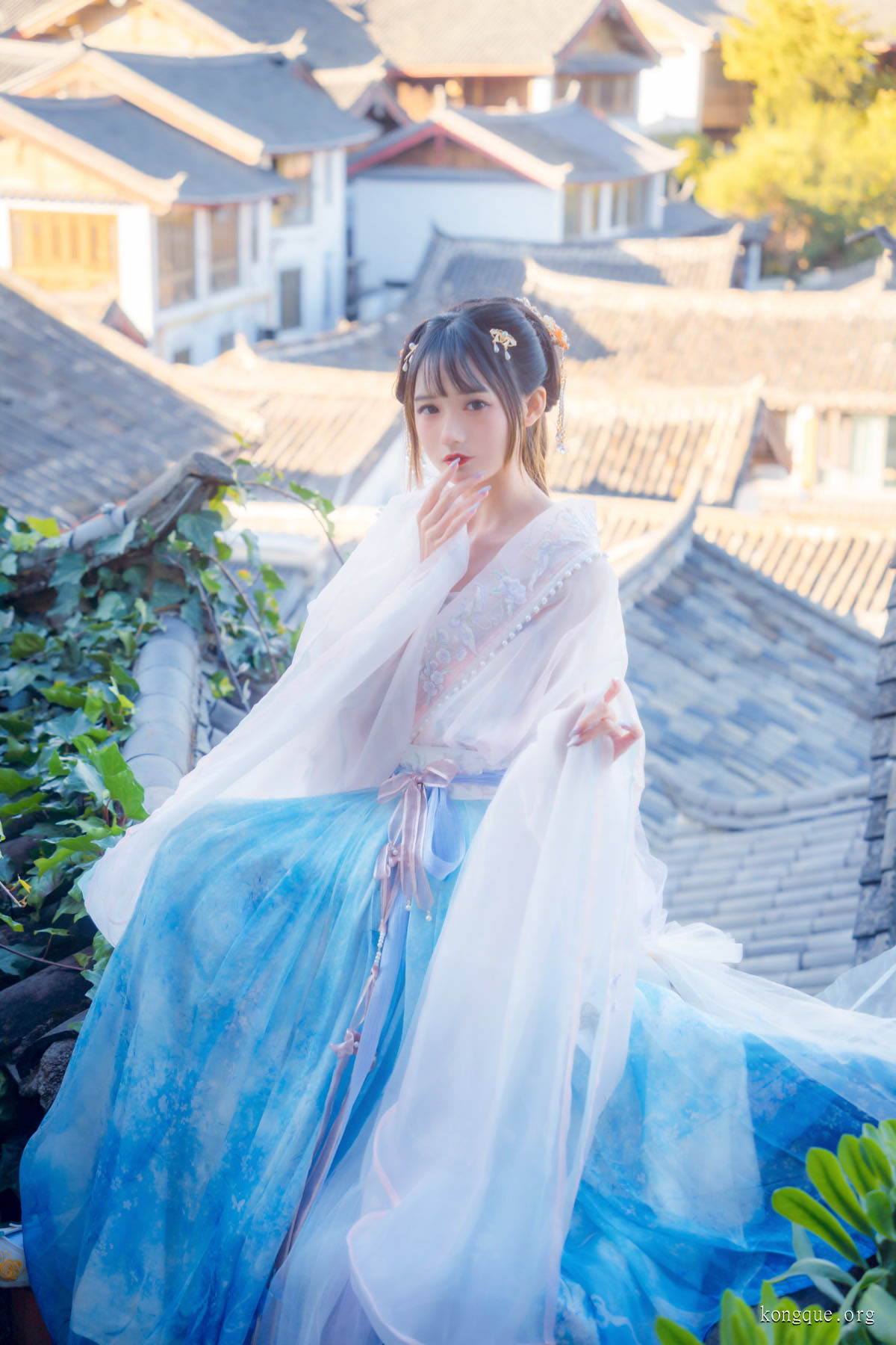 兔子Zzz不吃胡萝卜_丽江屋顶__019