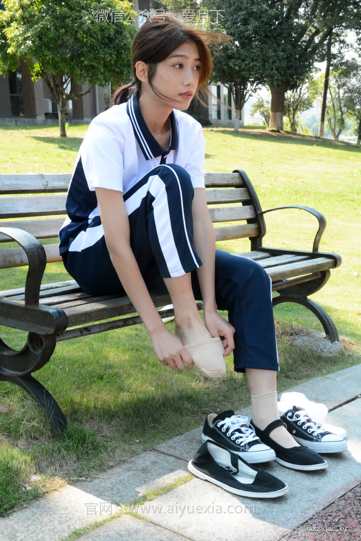 月下摄影_NO.004_秀秀~浅发校服_其实我喜欢酷酷的，今天第一期被安排了校服！_0082